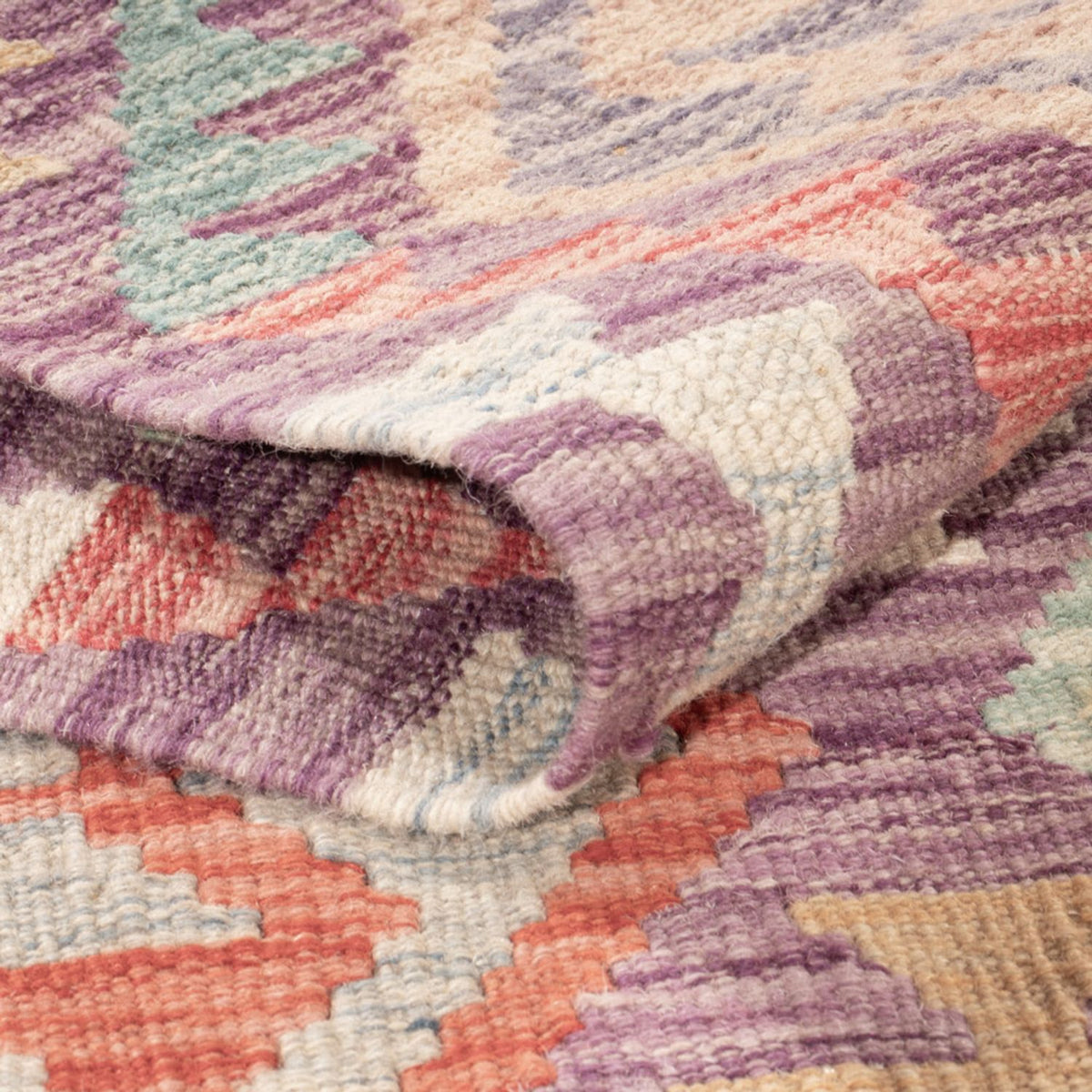 Tapis Kelim - Splash - 172 x 122 cm - multicolore