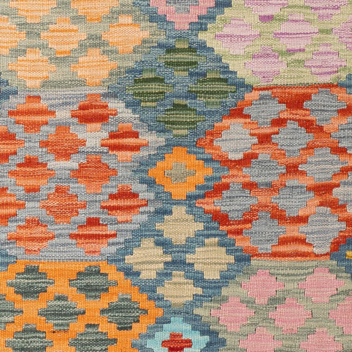 Tapis Kelim - Splash - 187 x 129 cm - multicolore