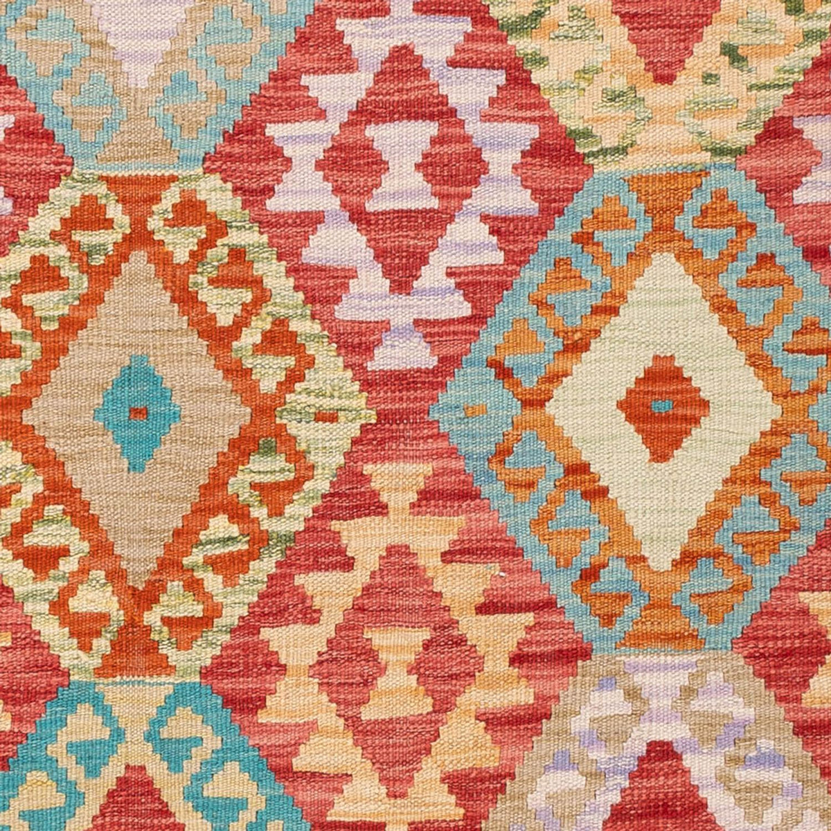 Tapis Kelim - Splash - 186 x 132 cm - multicolore
