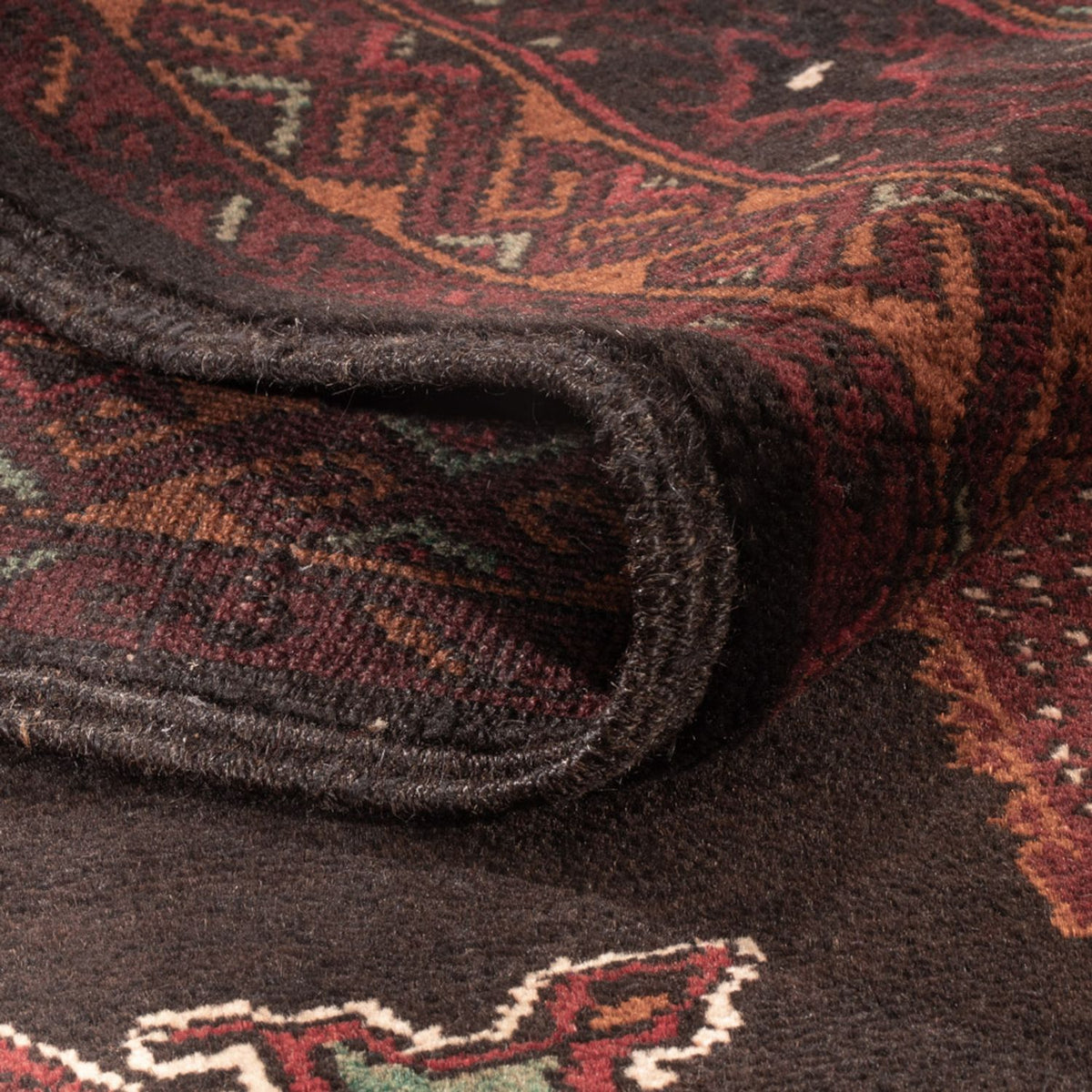 Tapis Belutsch - 181 x 126 cm - rouge foncé