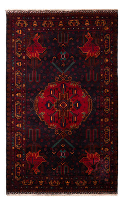 Tapis Belutsch - 207 x 127 cm - rouge foncé