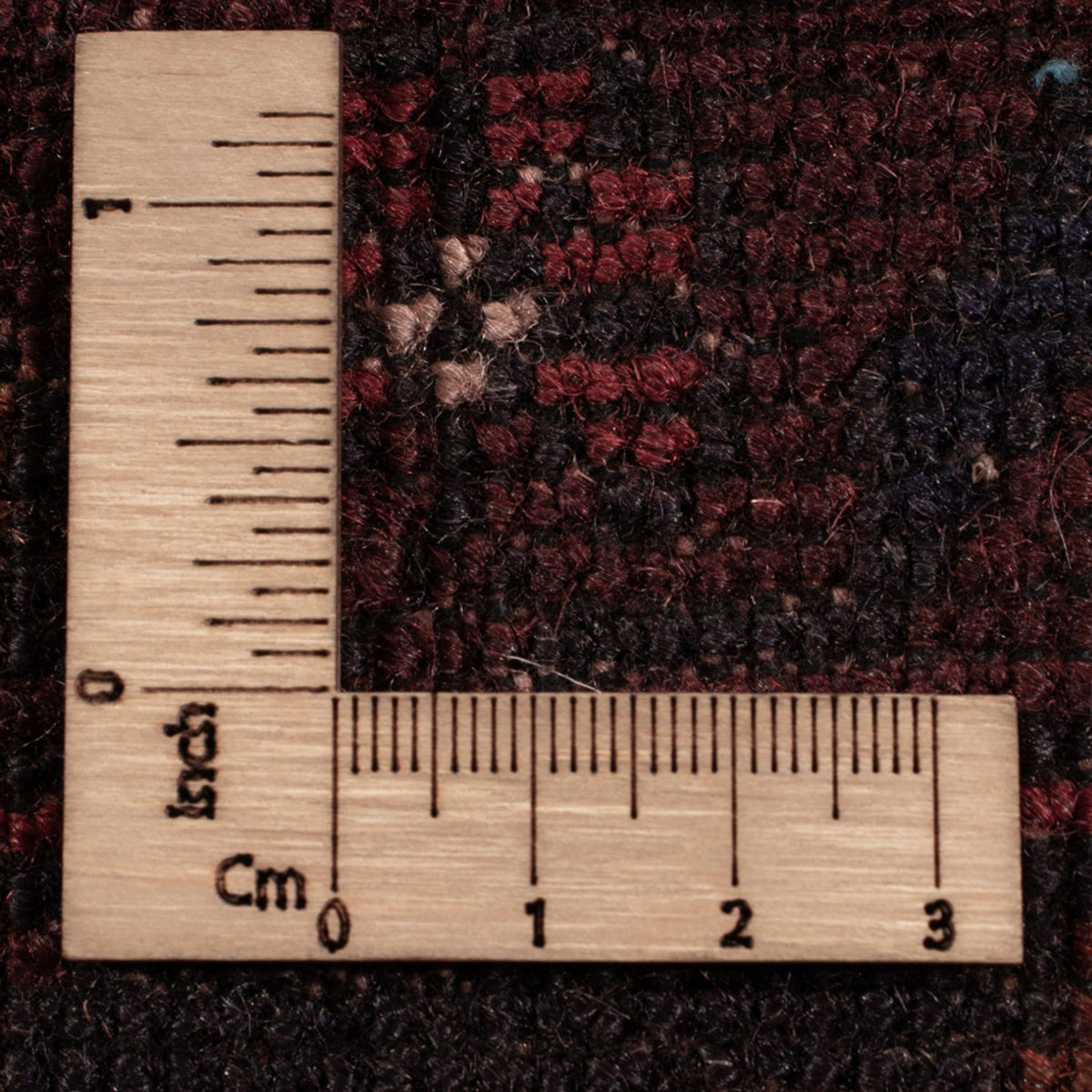 Tapis Belutsch - 207 x 127 cm - rouge foncé