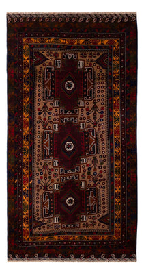 Tapis de couloir Tapis Belutsch - 209 x 107 cm - rouille