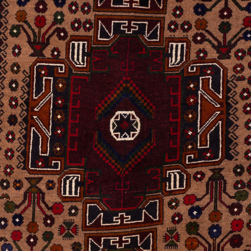 Tapis de couloir Tapis Belutsch - 209 x 107 cm - rouille