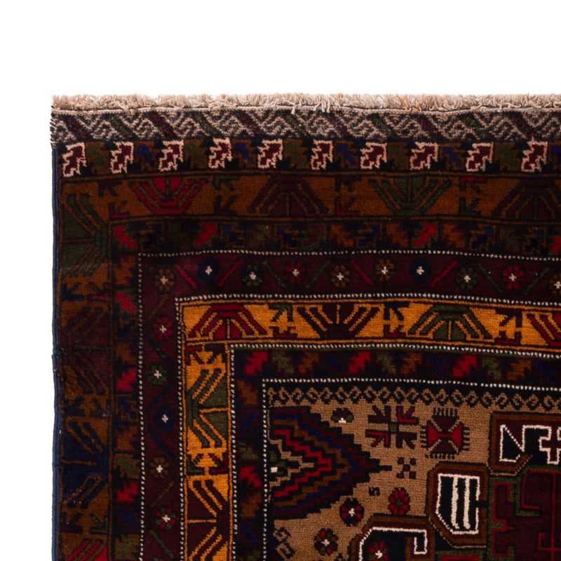 Tapis de couloir Tapis Belutsch - 209 x 107 cm - rouille