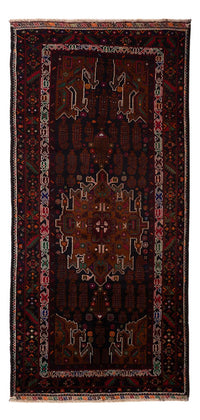 Tapis de couloir Tapis Belutsch - 222 x 103 cm - rouge foncé