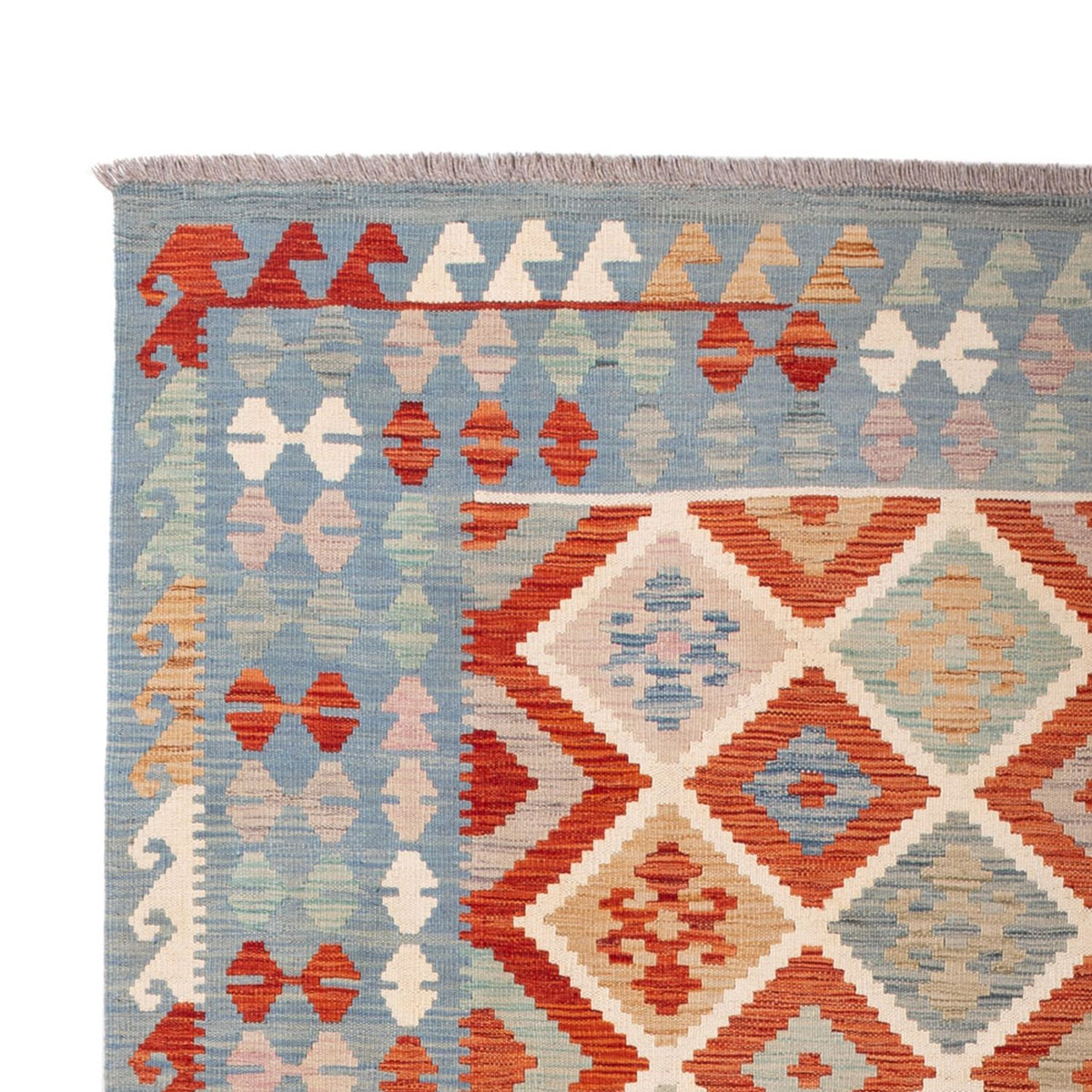 Tapis Kelim - Splash - 300 x 200 cm - multicolore