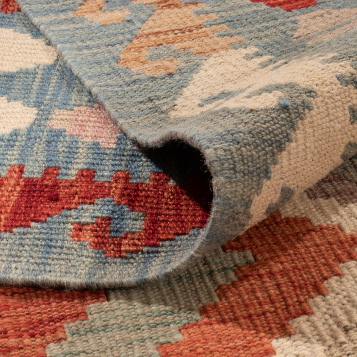 Tapis Kelim - Splash - 300 x 200 cm - multicolore