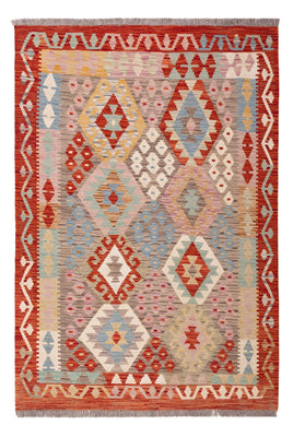 Tapis Kelim - Splash - 176 x 118 cm - multicolore