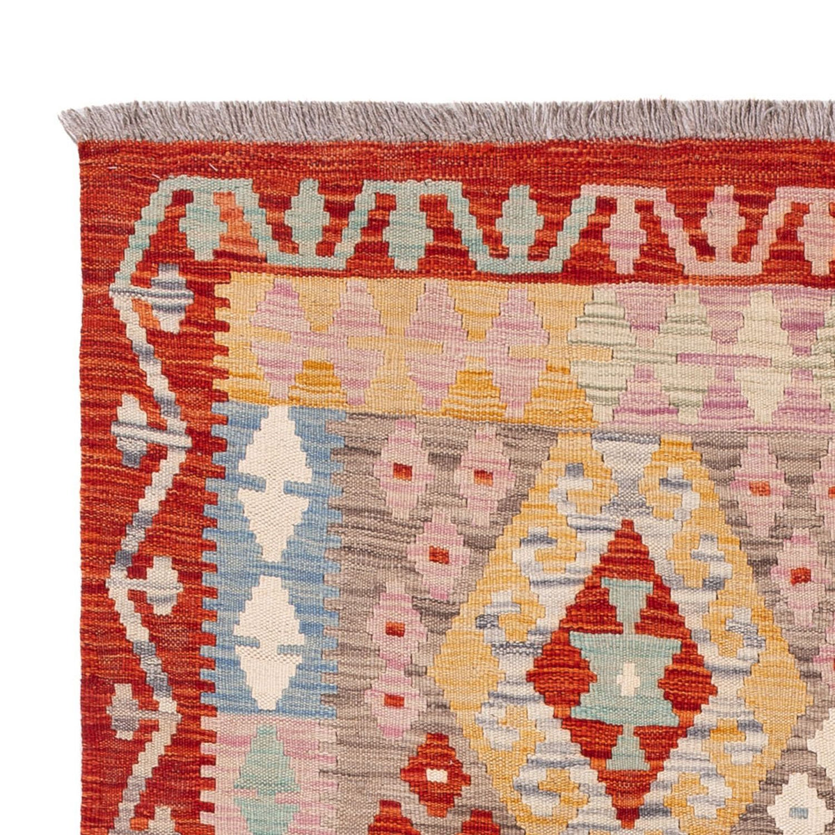 Tapis Kelim - Splash - 176 x 118 cm - multicolore