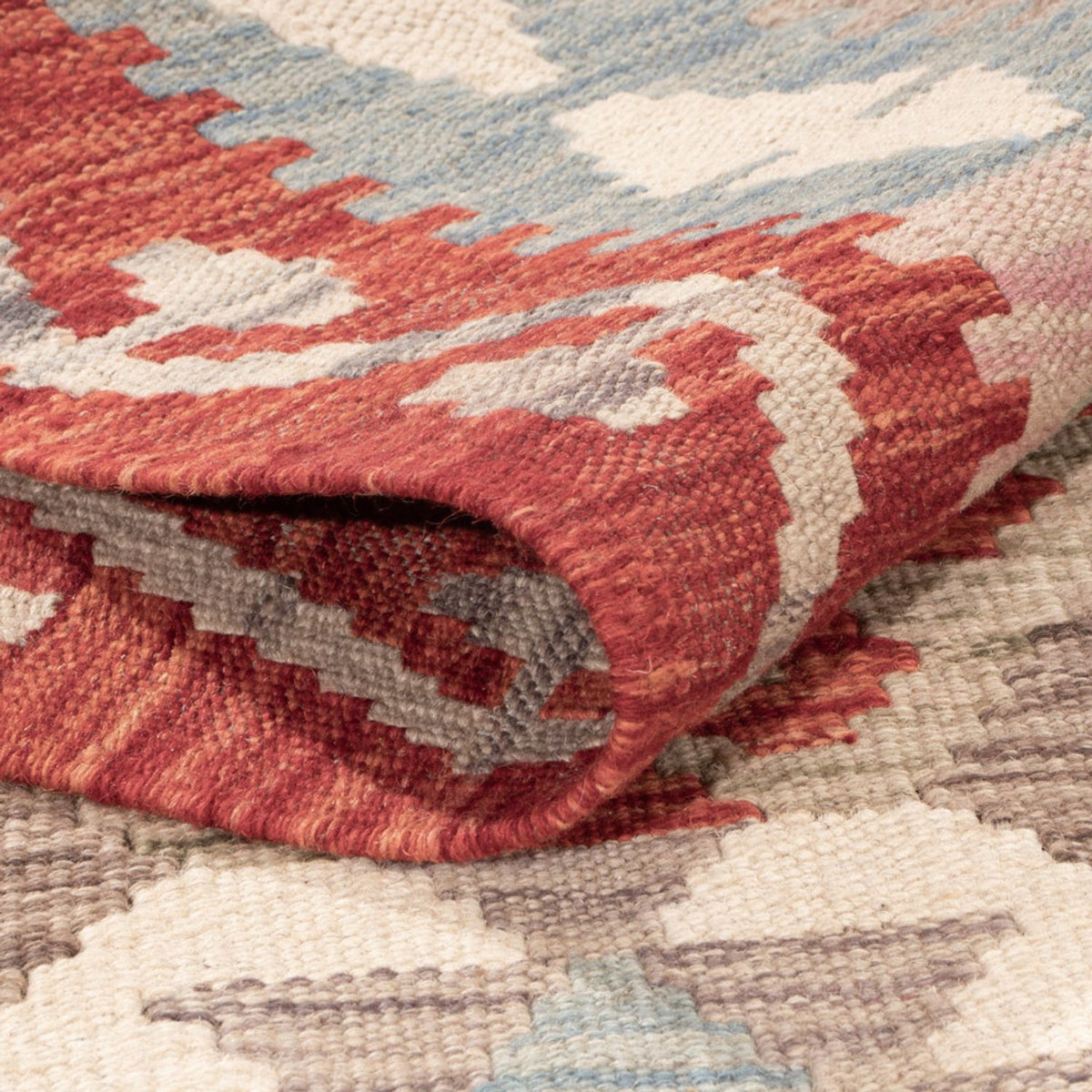 Tapis Kelim - Splash - 176 x 118 cm - multicolore