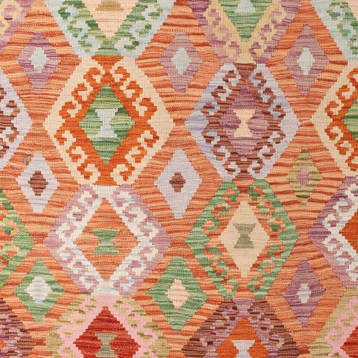 Tapis Kelim - Splash - 304 x 205 cm - multicolore