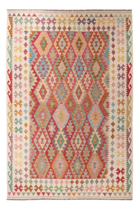 Tapis Kelim - Splash - 300 x 201 cm - multicolore