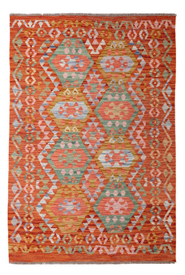 Tapis Kelim - Splash - 177 x 118 cm - multicolore
