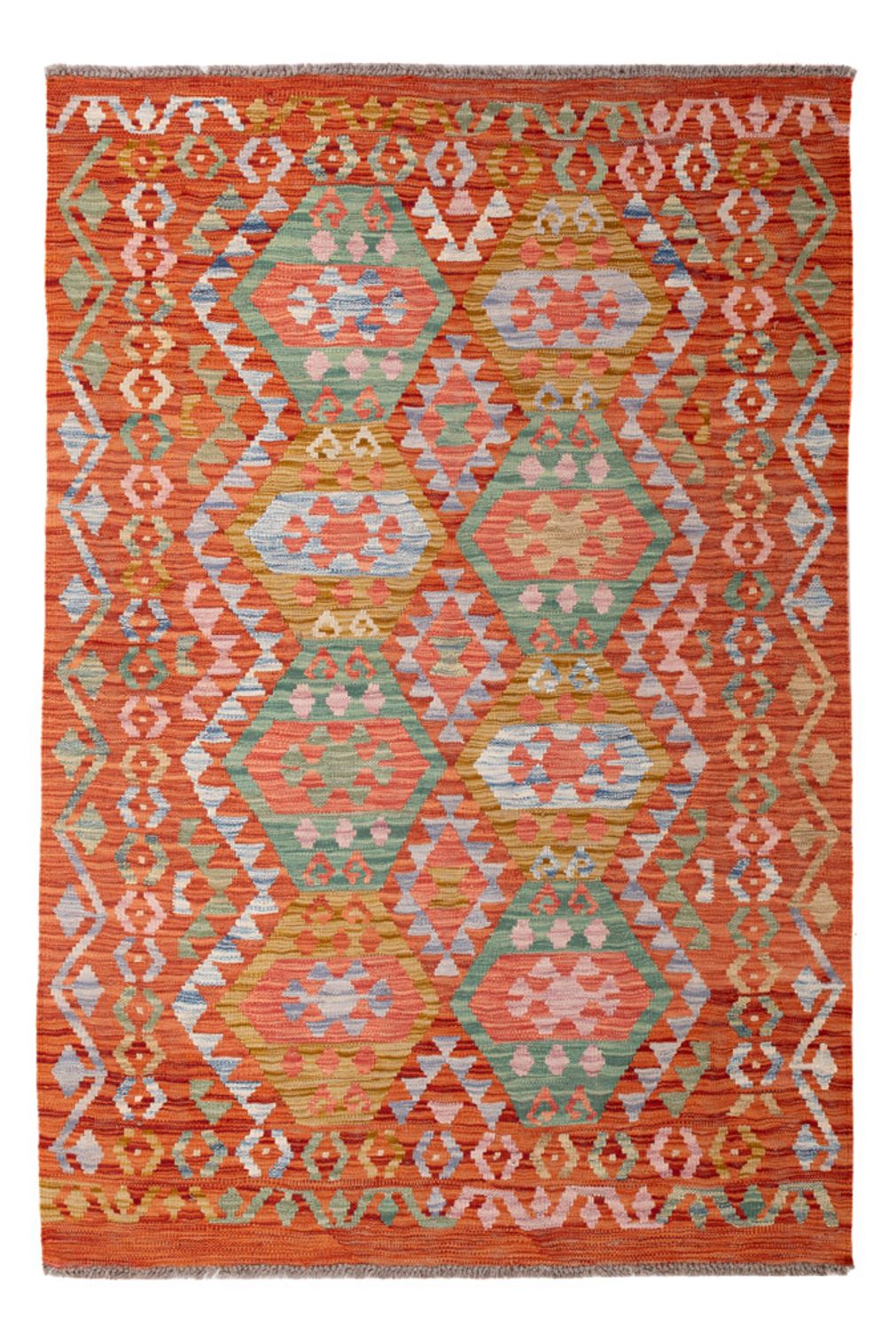 Tapis Kelim - Splash - 177 x 118 cm - multicolore