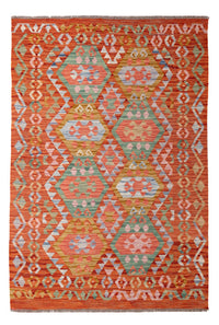 Tapis Kelim - Splash - 177 x 118 cm - multicolore