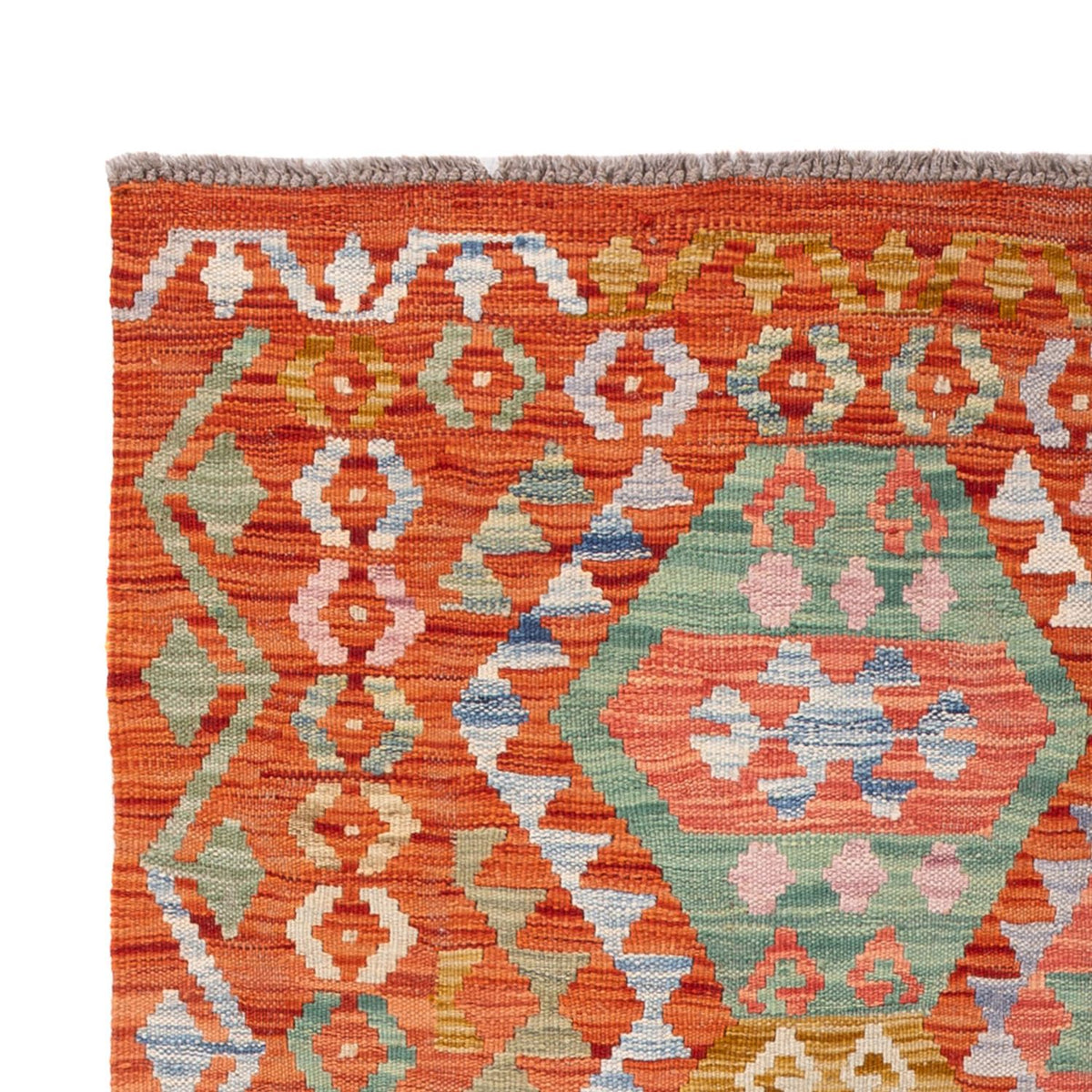 Tapis Kelim - Splash - 177 x 118 cm - multicolore