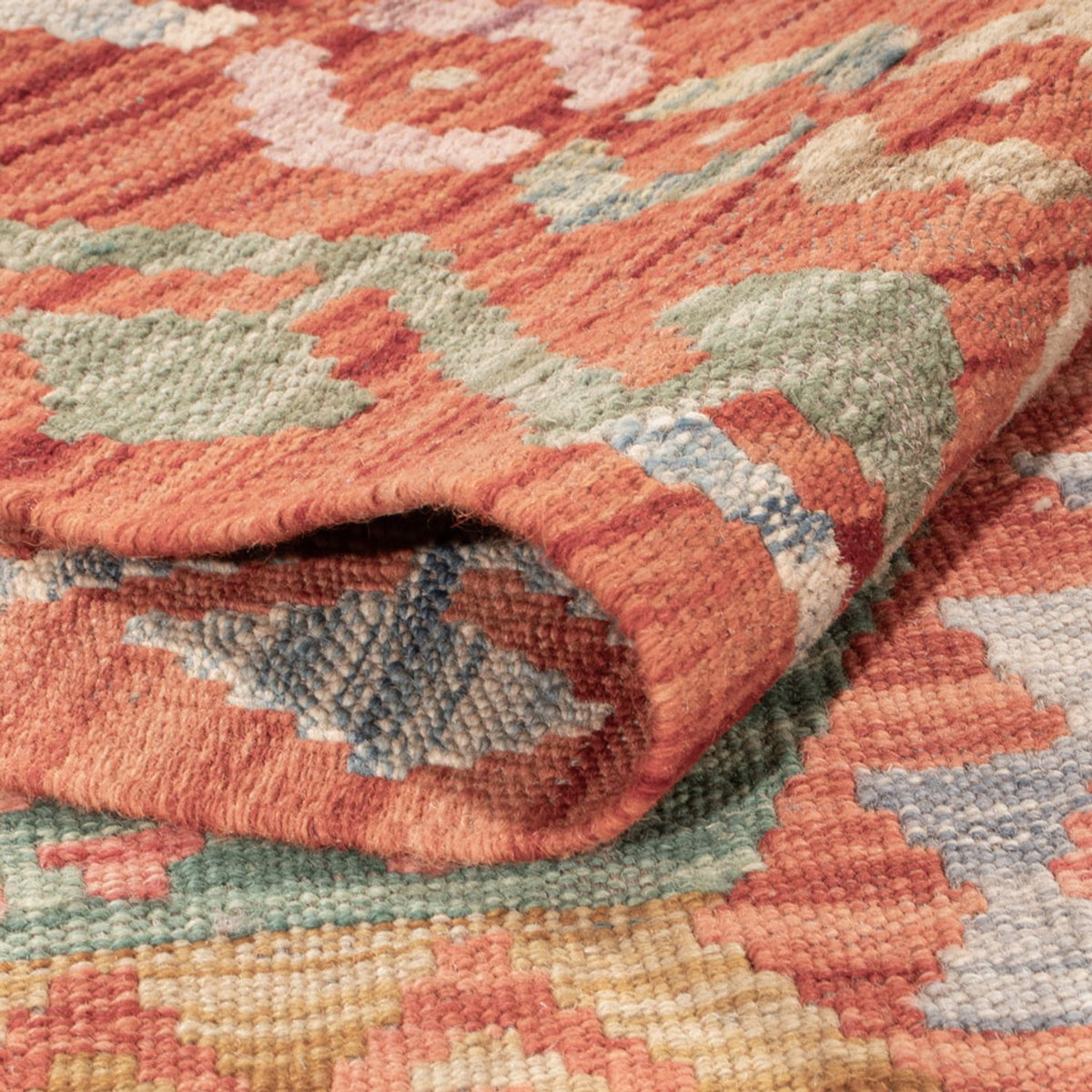 Tapis Kelim - Splash - 177 x 118 cm - multicolore