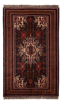 Tapis Belutsch - 188 x 112 cm - rouge foncé
