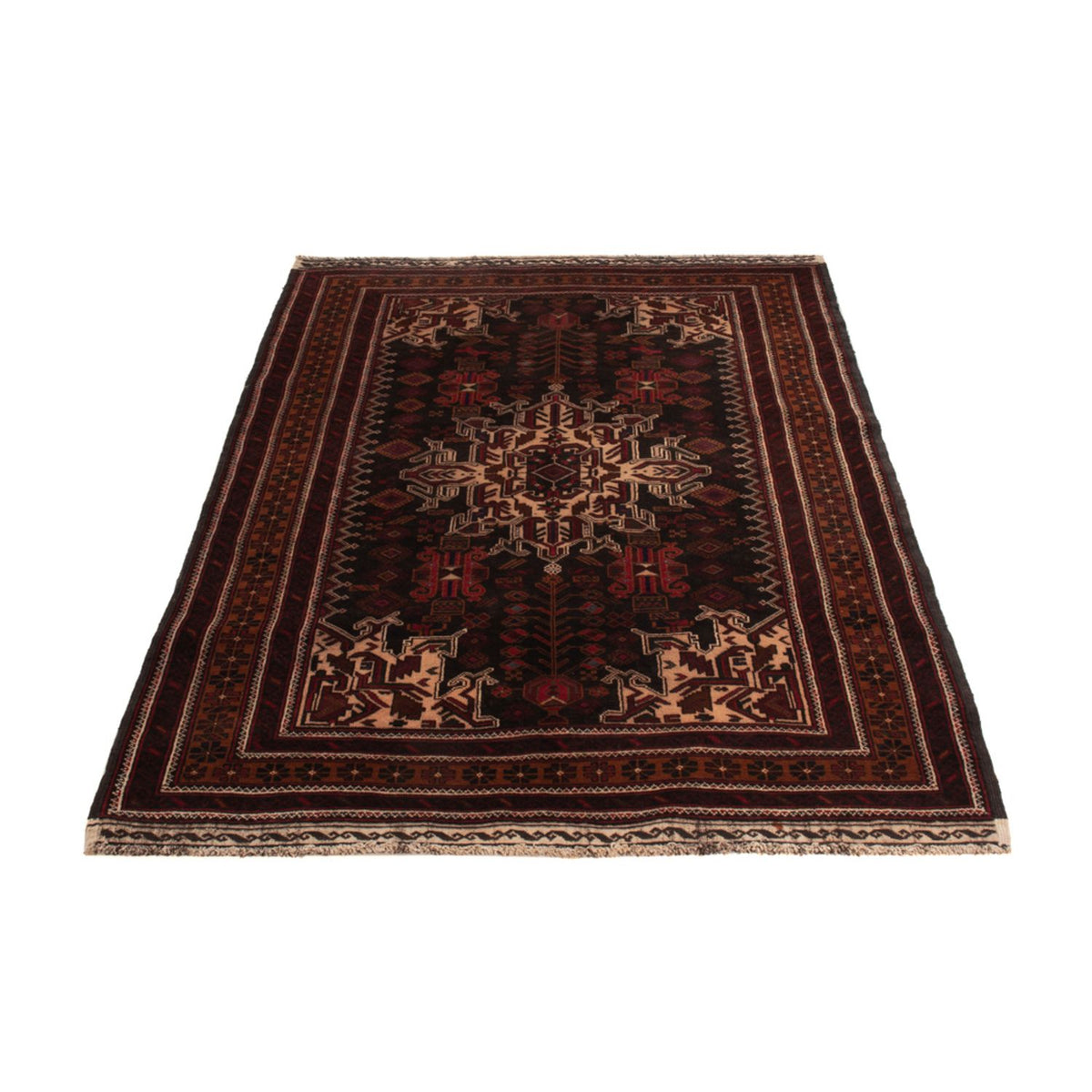 Tapis Belutsch - 188 x 112 cm - rouge foncé