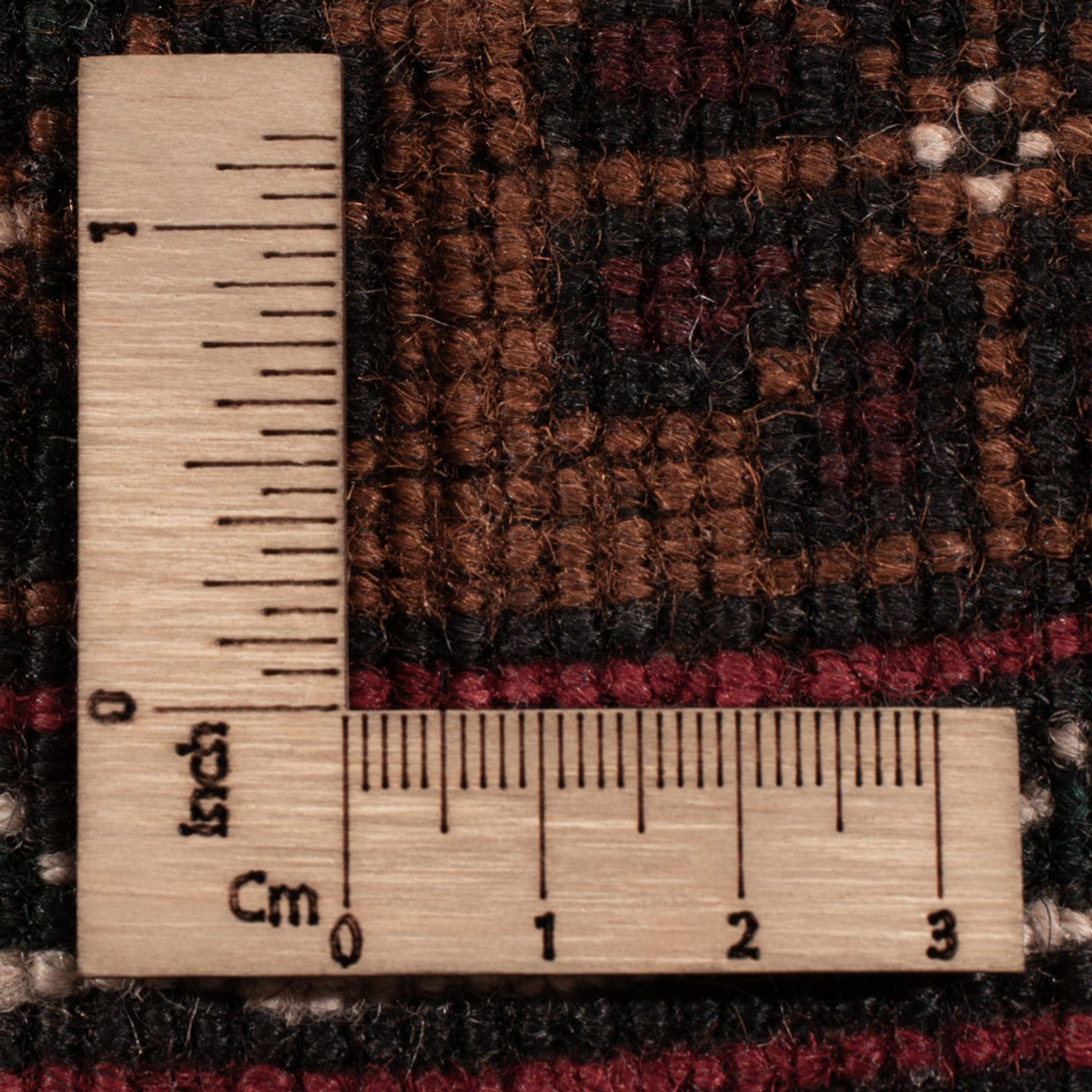 Tapis Belutsch - 188 x 112 cm - rouge foncé