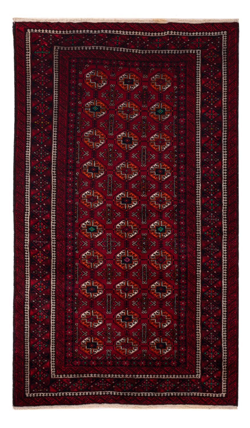 Tapis Belutsch - 190 x 111 cm - rouge foncé