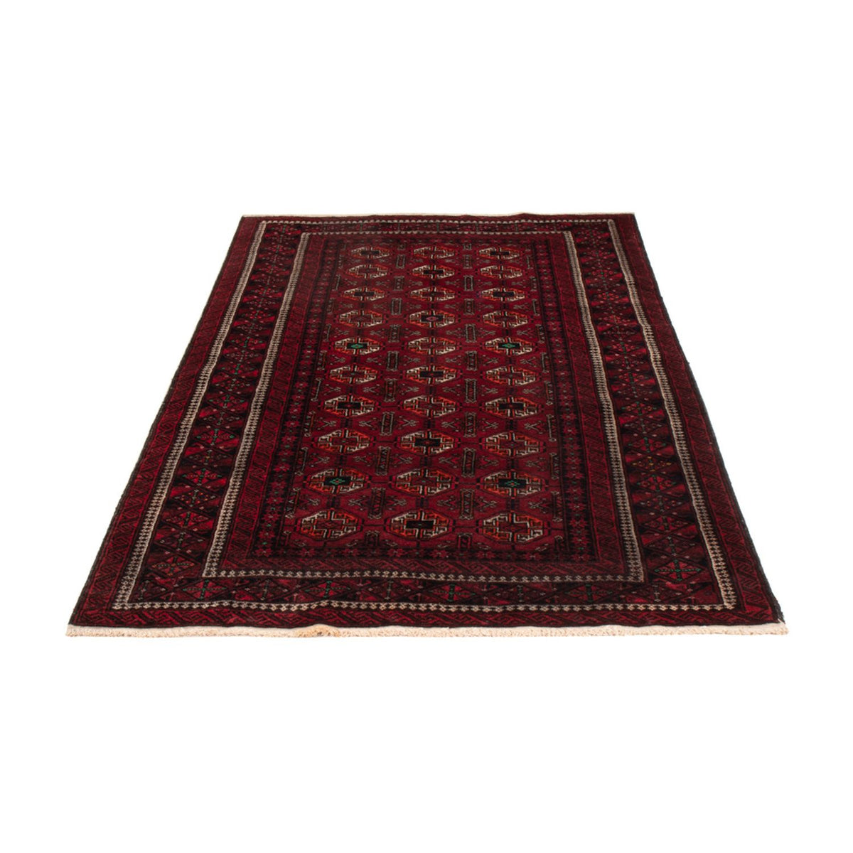 Tapis Belutsch - 190 x 111 cm - rouge foncé