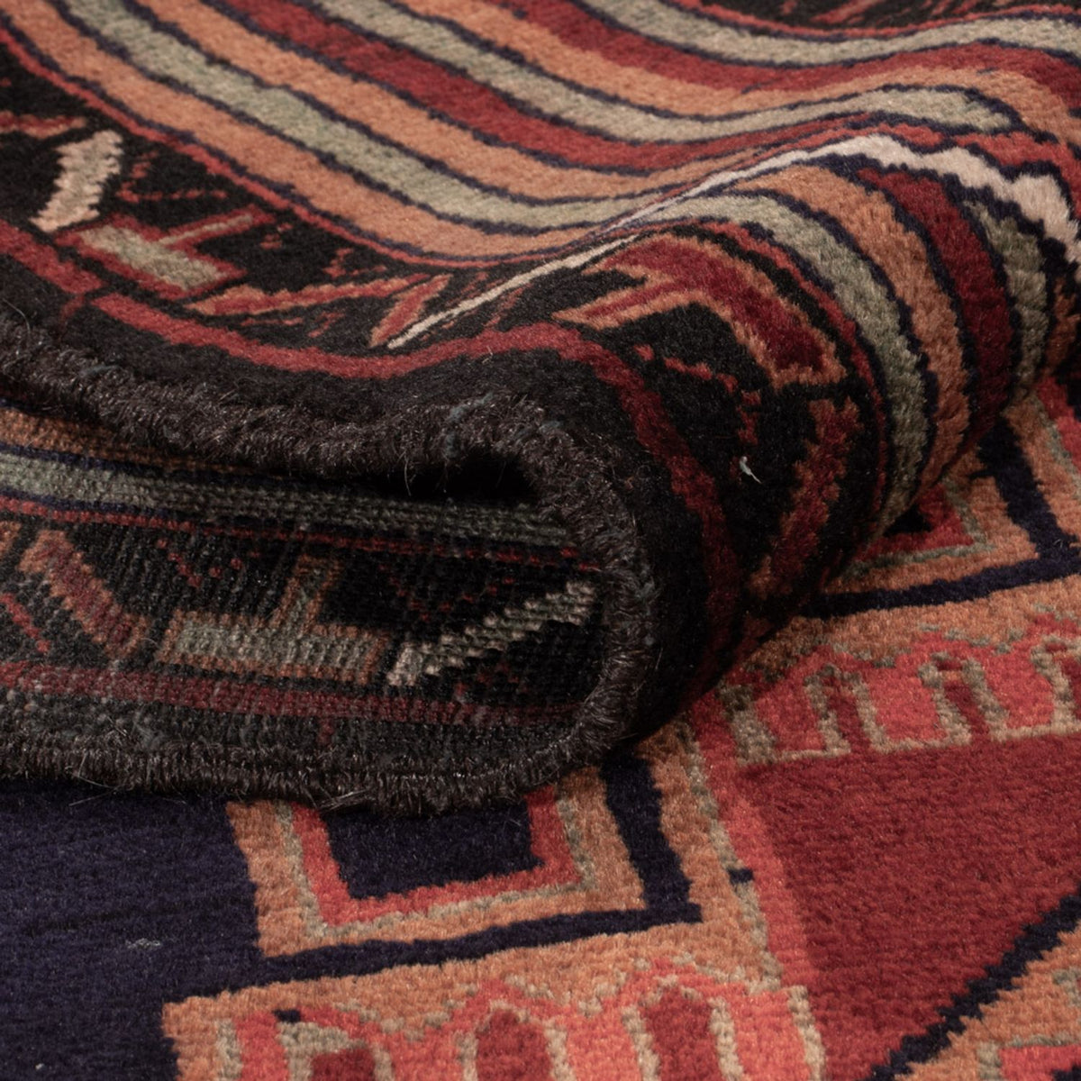 Tapis Belutsch - 200 x 122 cm - rouge foncé