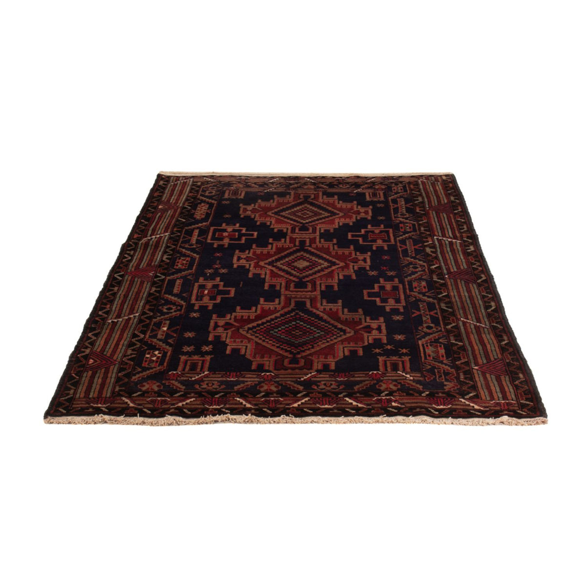 Tapis Belutsch - 200 x 122 cm - rouge foncé