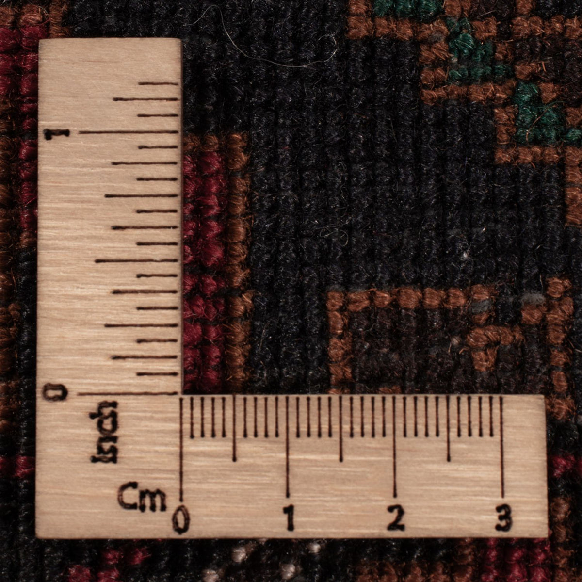 Tapis Belutsch - 213 x 128 cm - rouge foncé