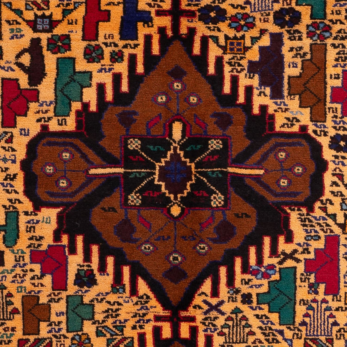 Tapis Belutsch - 197 x 116 cm - beige