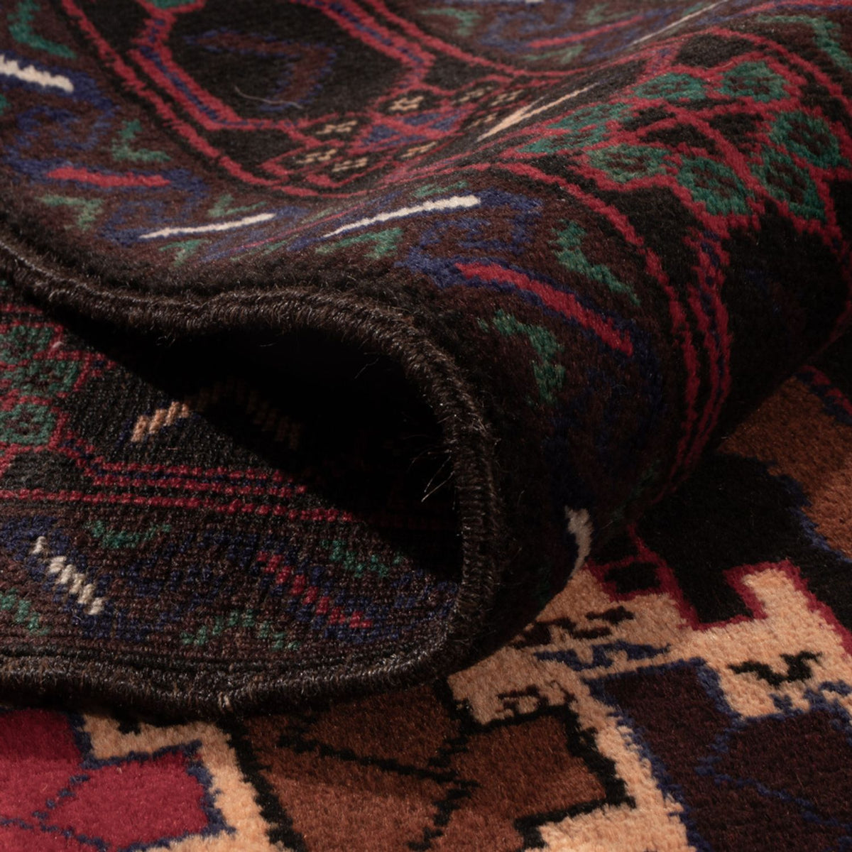 Tapis Belutsch - 197 x 116 cm - beige