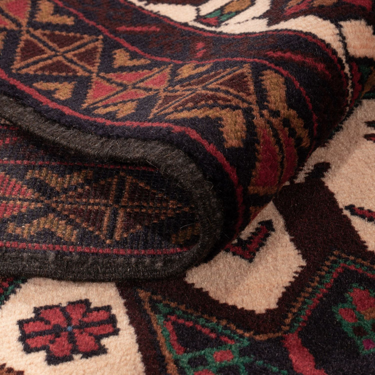 Tapis Belutsch - 190 x 115 cm - beige clair