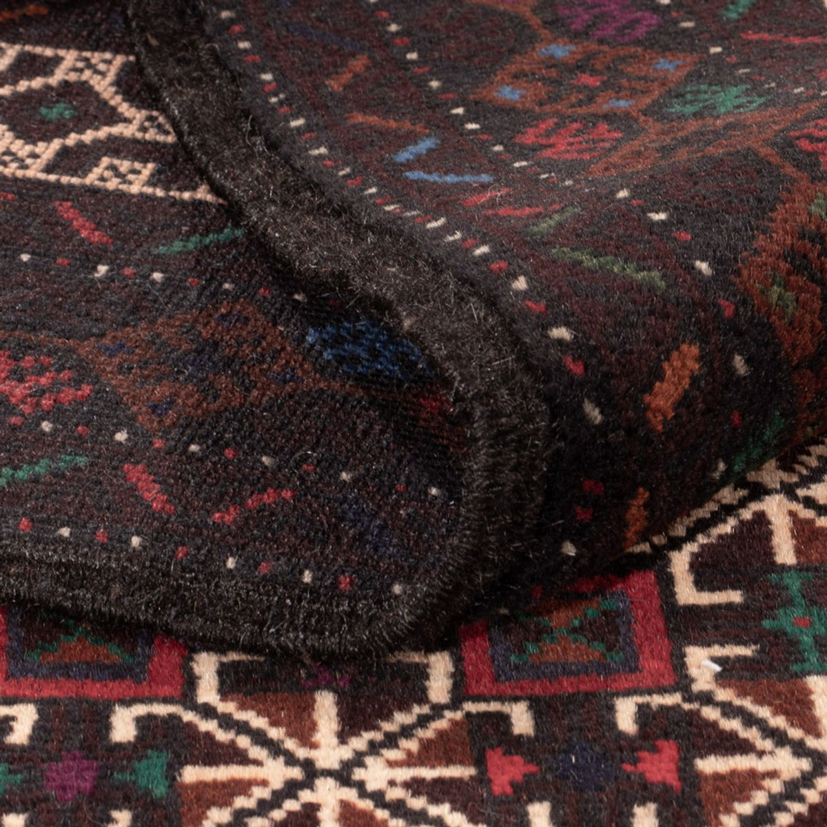 Tapis de couloir Tapis Belutsch - 200 x 114 cm - rouge foncé