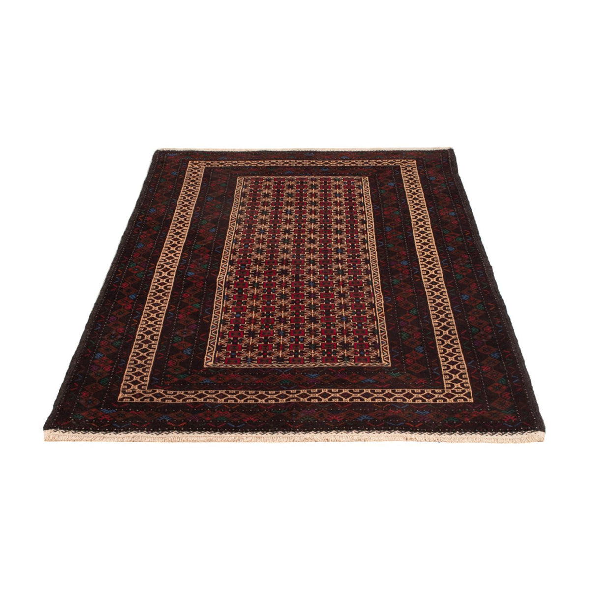 Tapis de couloir Tapis Belutsch - 200 x 114 cm - rouge foncé
