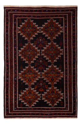 Tapis Belutsch - 192 x 127 cm - rouge foncé