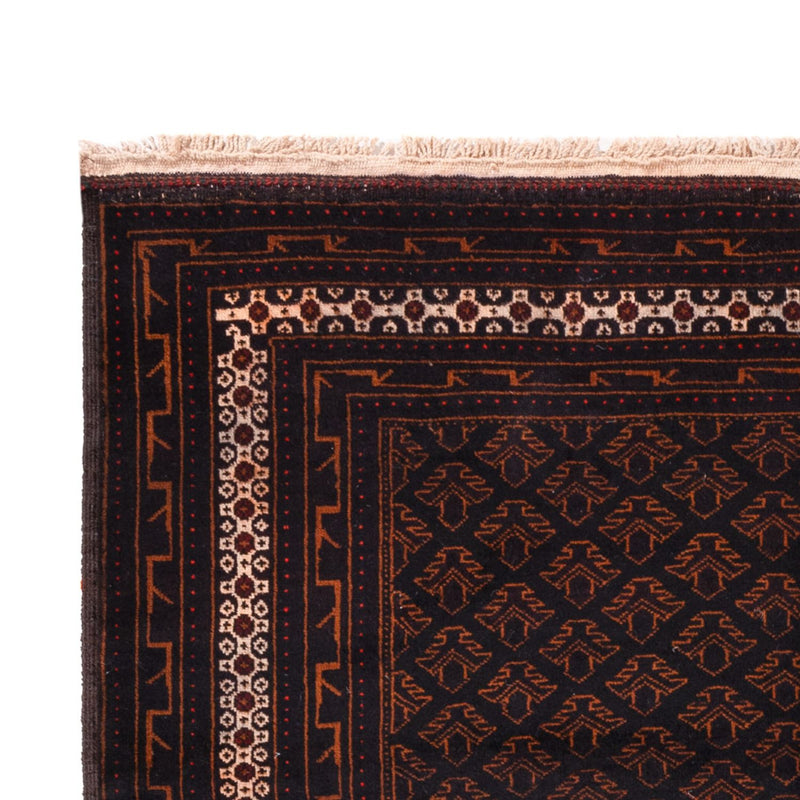 Tapis de couloir Tapis Belutsch - 236 x 122 cm - marron foncé