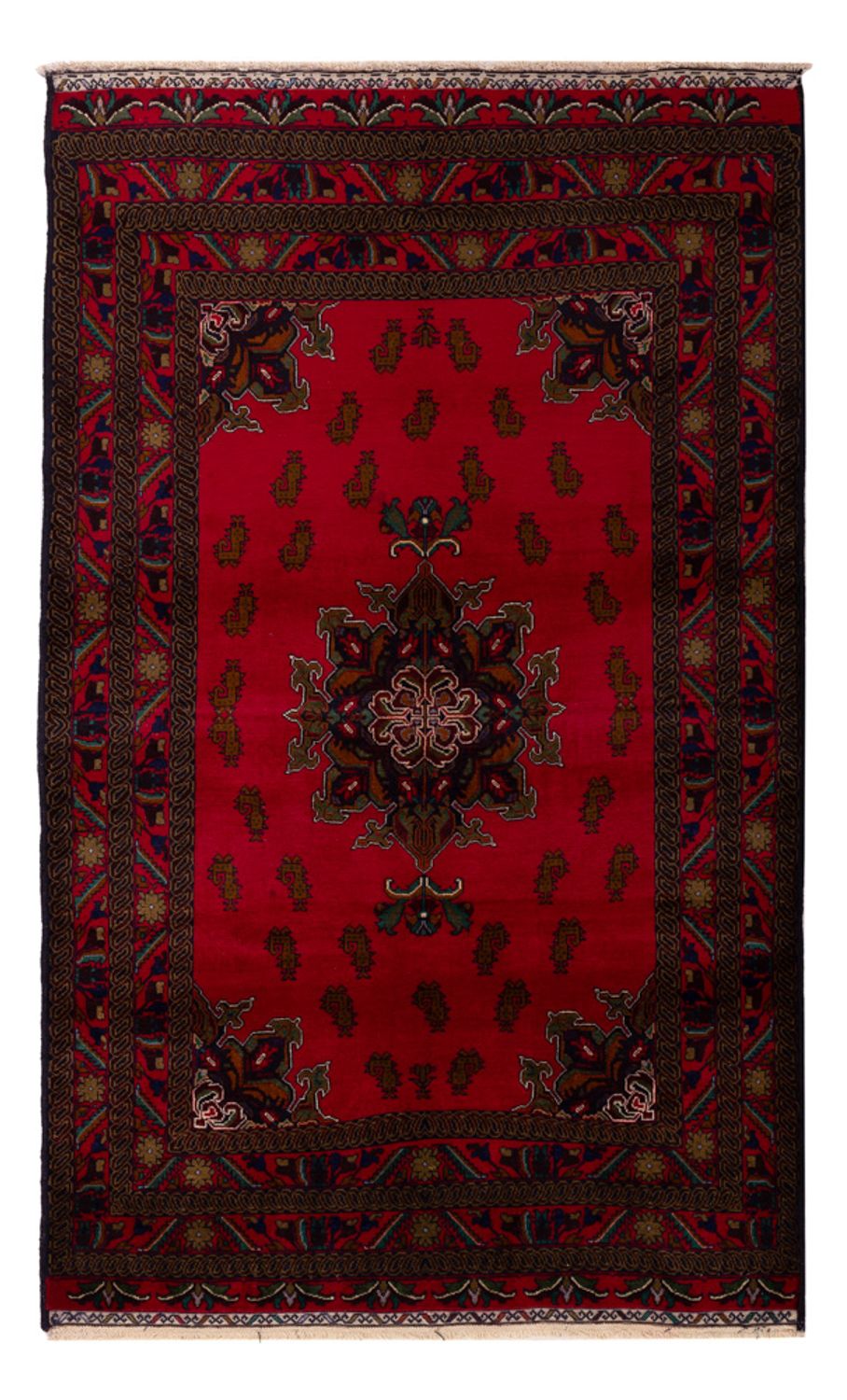 Tapis Belutsch - 201 x 123 cm - rouge