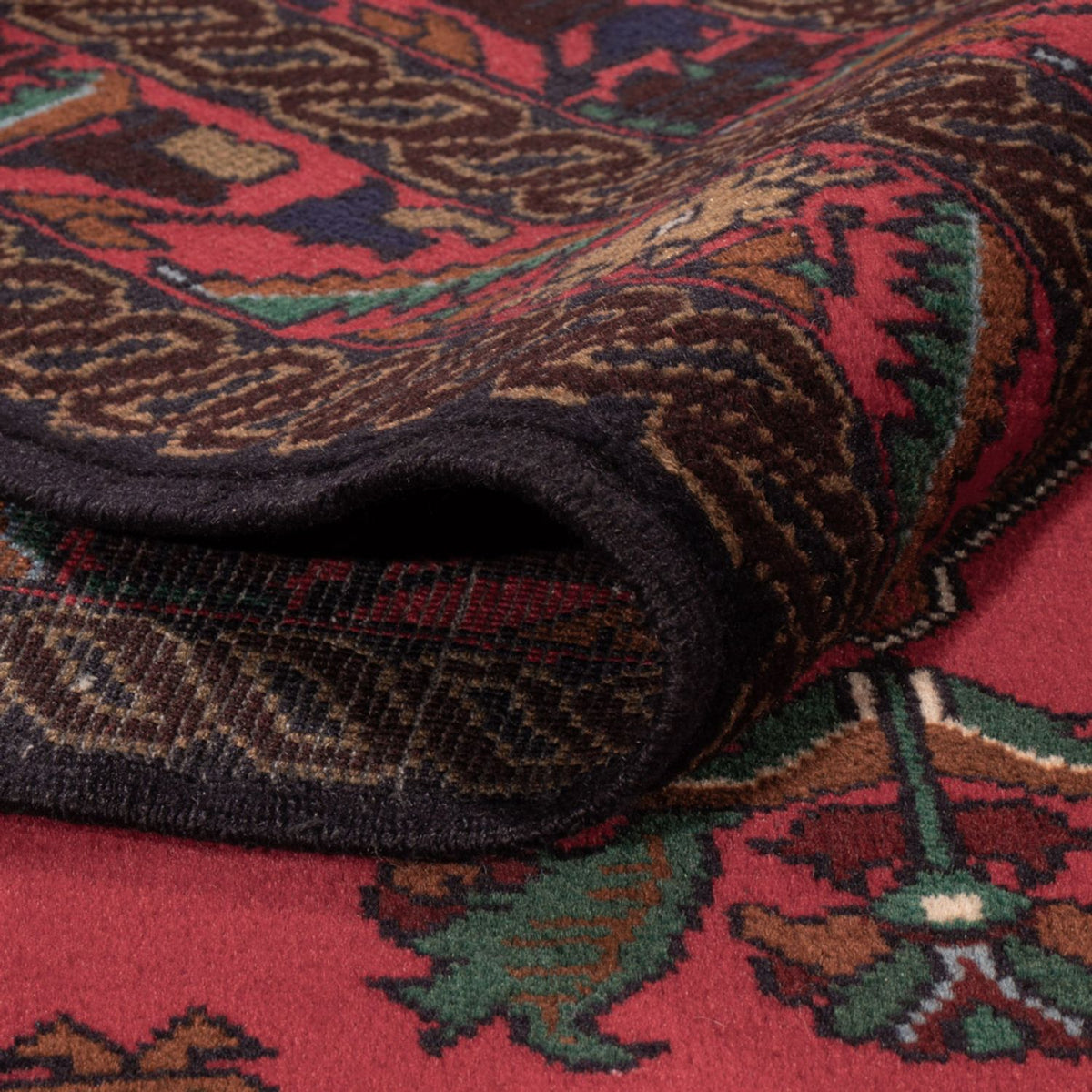 Tapis Belutsch - 201 x 123 cm - rouge