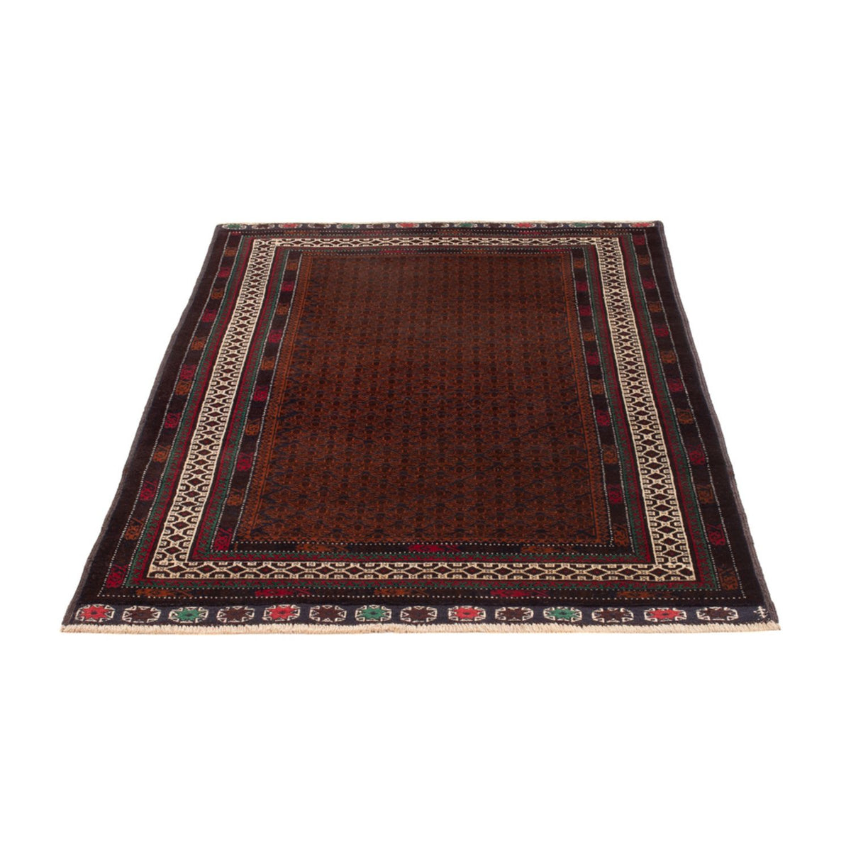 Tapis Belutsch - 185 x 119 cm - rouge foncé