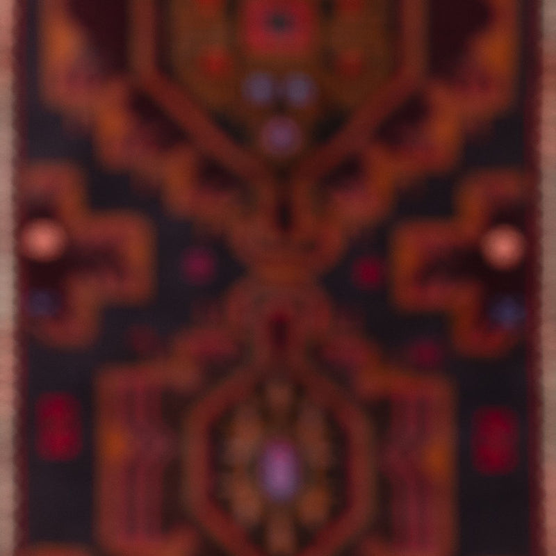 Tapis de couloir Tapis Belutsch - 227 x 129 cm - rouge foncé