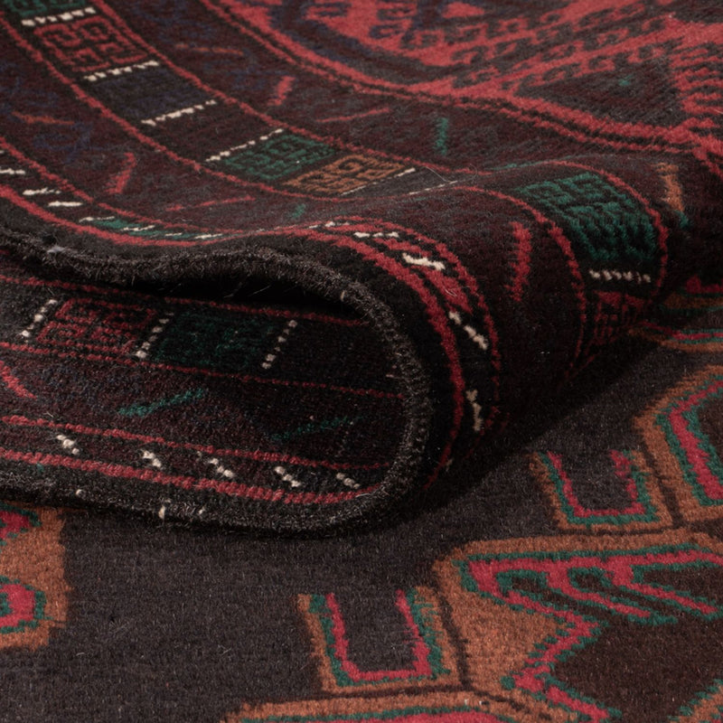 Tapis de couloir Tapis Belutsch - 227 x 129 cm - rouge foncé