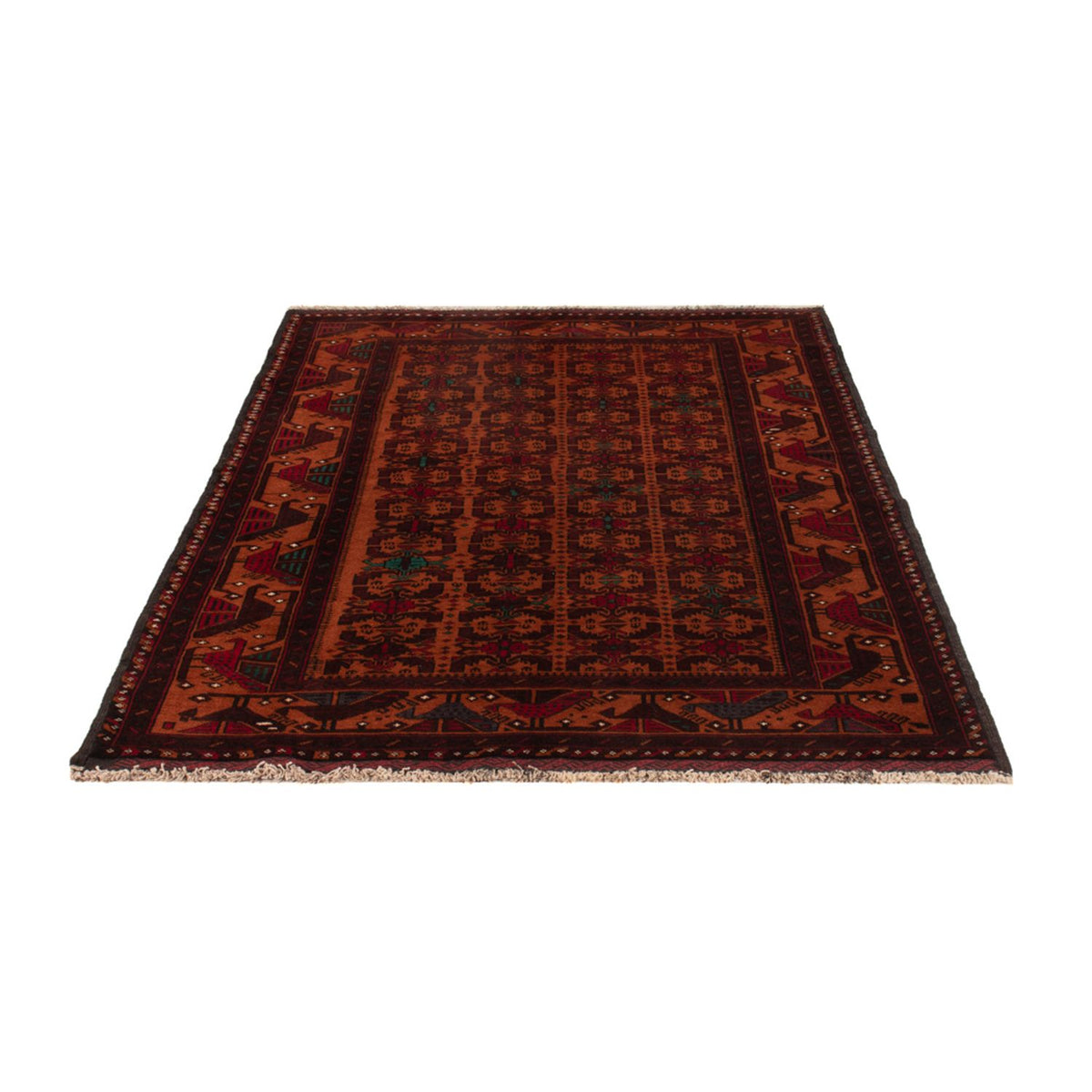 Tapis Belutsch - 190 x 126 cm - rouge foncé