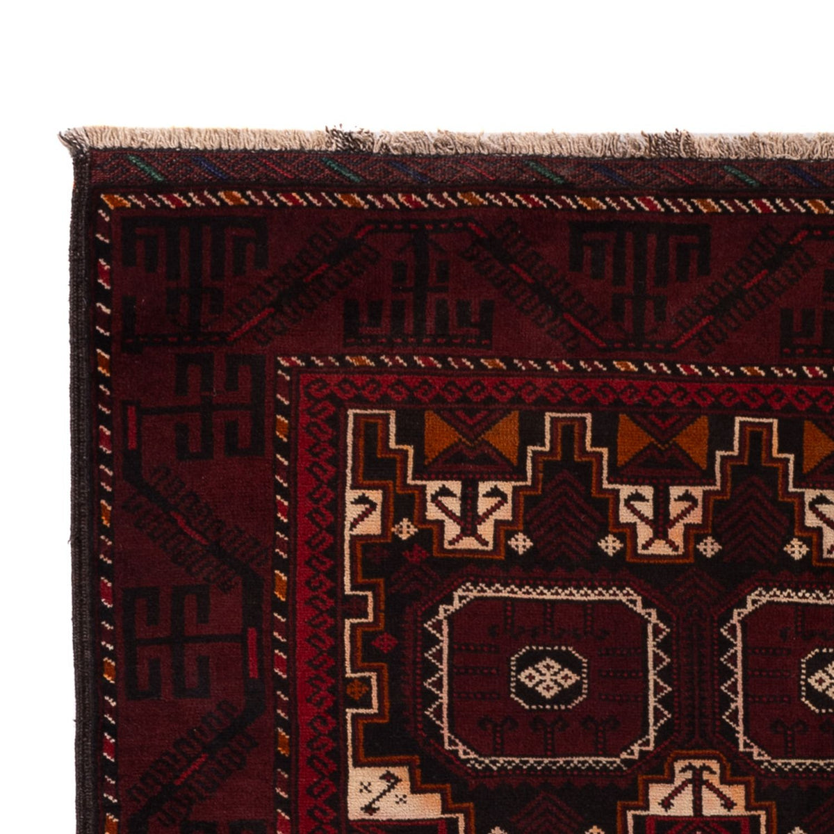 Tapis Belutsch - 192 x 115 cm - beige foncé