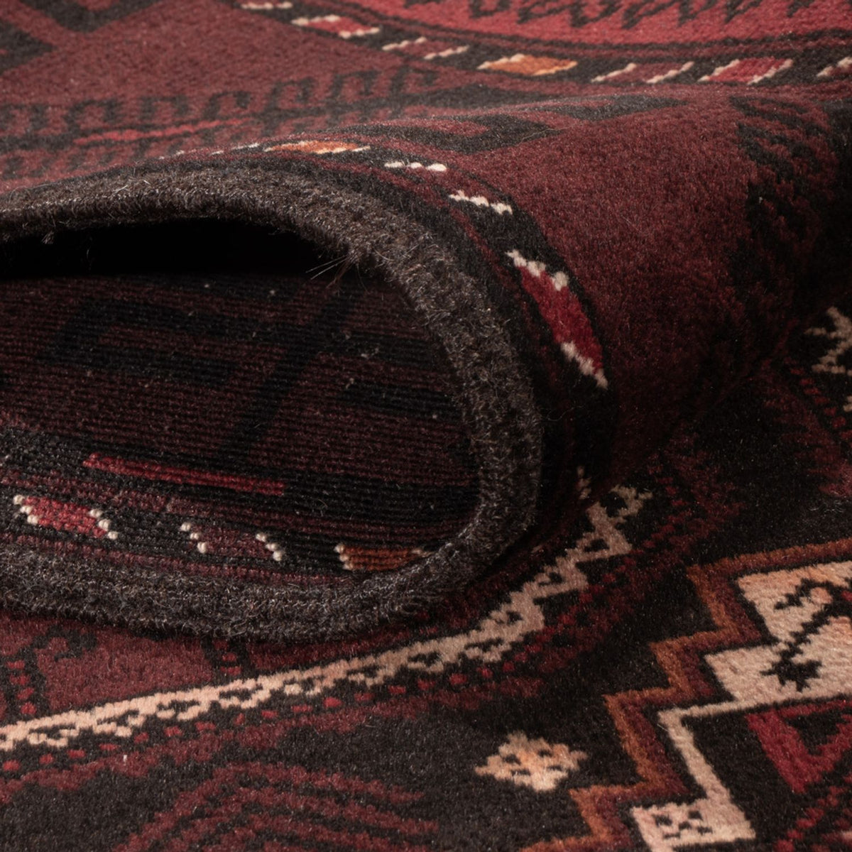 Tapis Belutsch - 192 x 115 cm - beige foncé