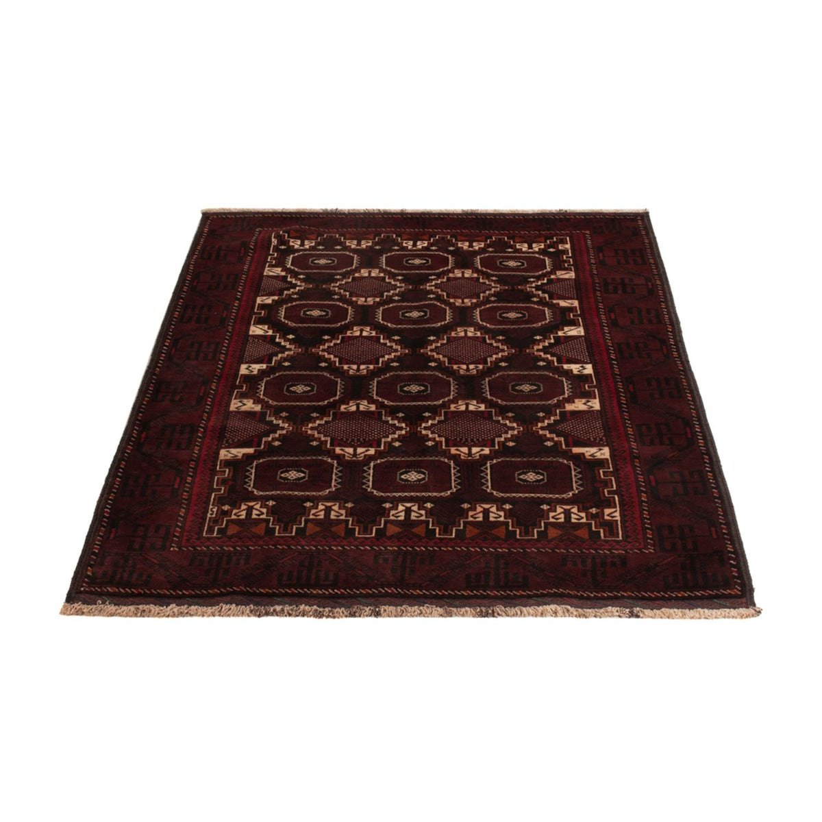 Tapis Belutsch - 192 x 115 cm - beige foncé