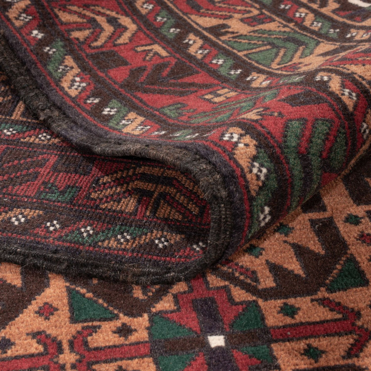 Tapis Belutsch - 184 x 105 cm - rouille