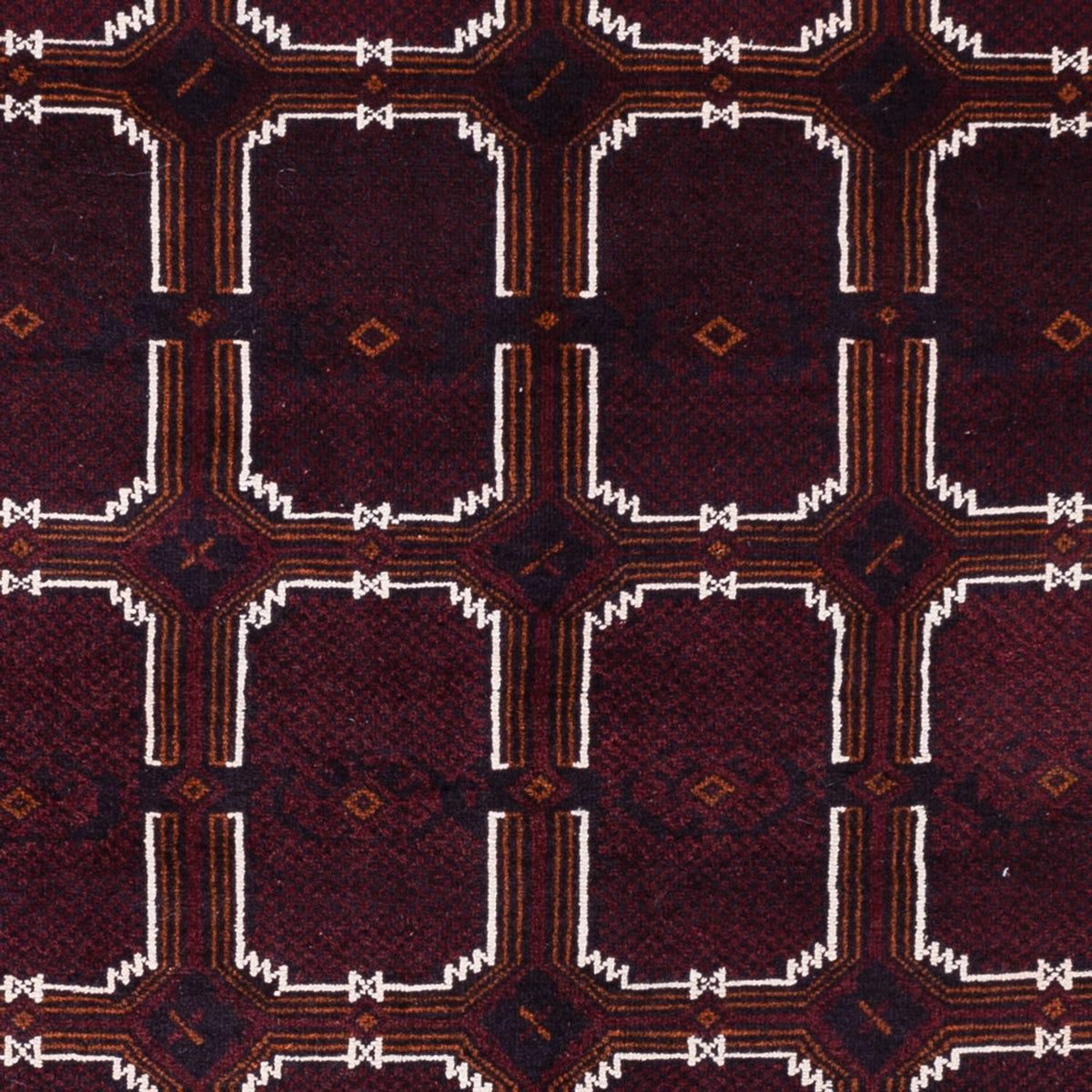 Tapis Belutsch - 207 x 130 cm - marron foncé