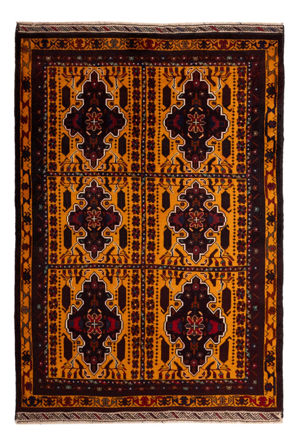 Tapis Belutsch - 185 x 126 cm - beige