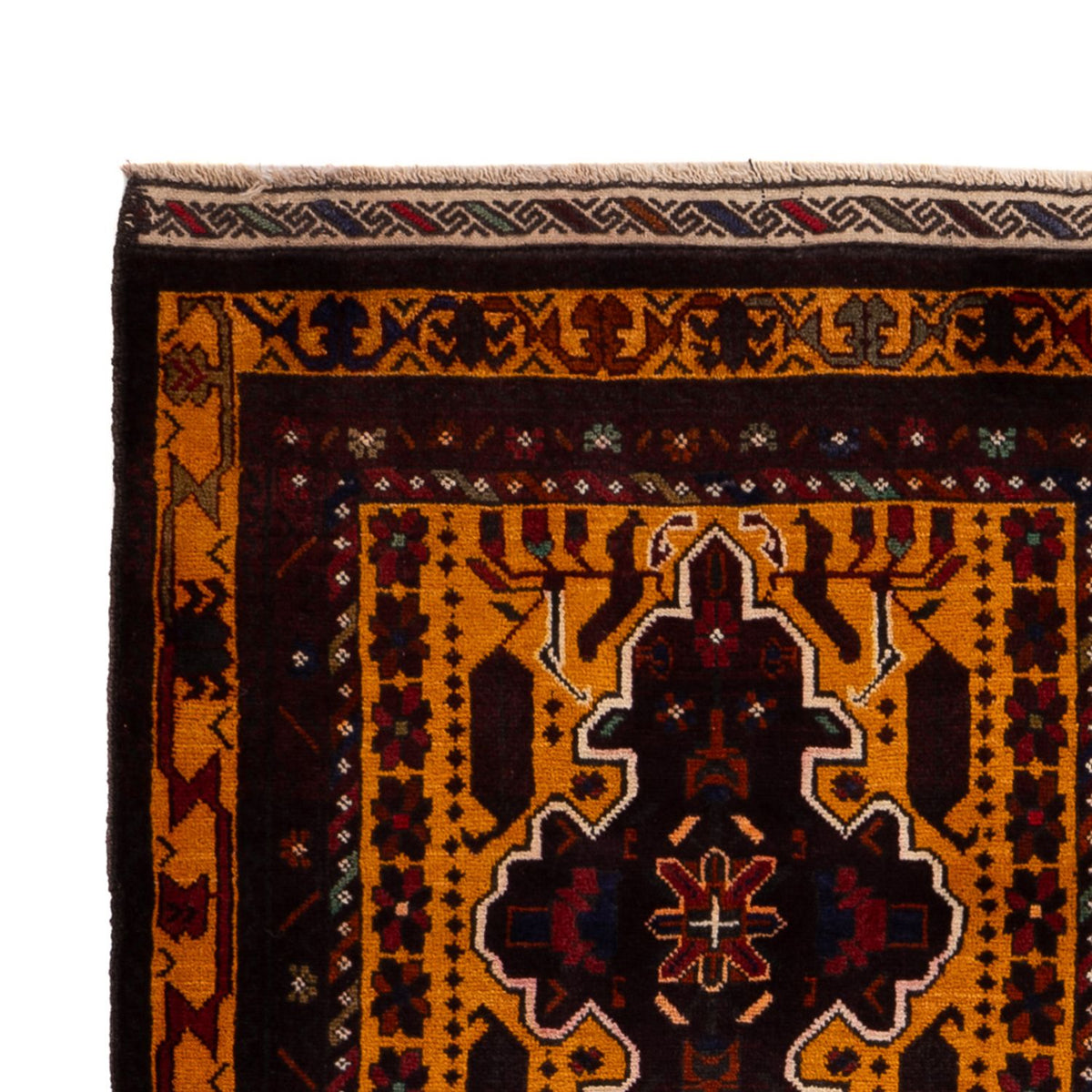 Tapis Belutsch - 185 x 126 cm - beige